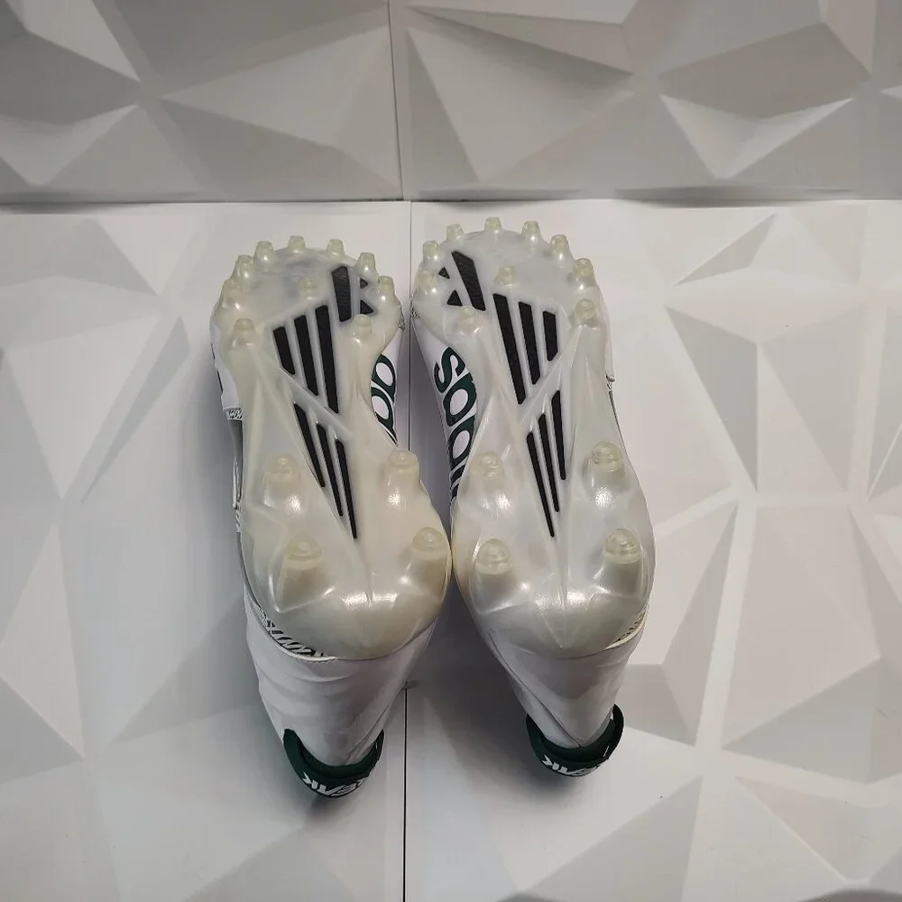 Adidas Mens Football Cleats 17 White Green Shoe Lacrosse Freak X Carbon High - Picture 10 of 15